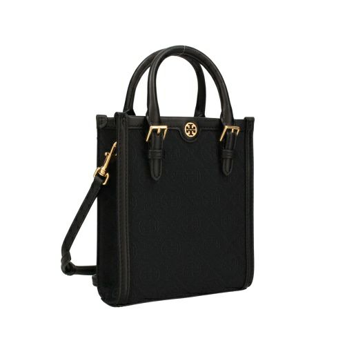 Tory Burch ブラック レザー ショルダーバッグ 美品】Tory Burch トリーバーチ ブラック レザー ショルダー