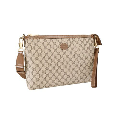 大人気✨　グッチ　セカンドバッグ　GG pLUS PVC 金具 グッチプラス GUCCI PLUS オールドグッチ GG柄 ベージュ PVC