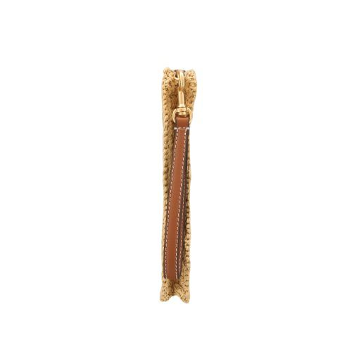 トリーバーチ セカンドバッグ レディース エラ クロシェ ポーチ クラッチバッグ ベージュ TORY BURCH 155038 254