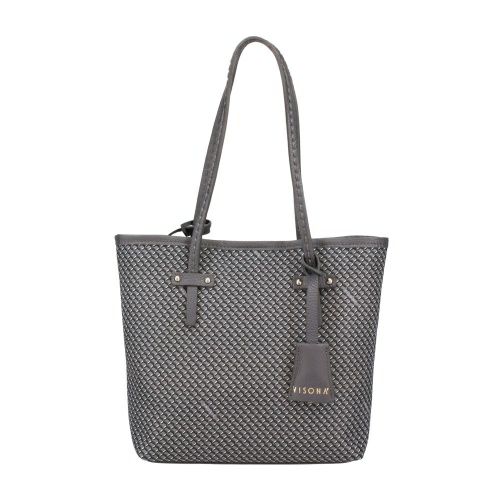 プリニオ ヴィソナ トートバッグ レディース グレー PLINIO VISONA 24936 AVIO