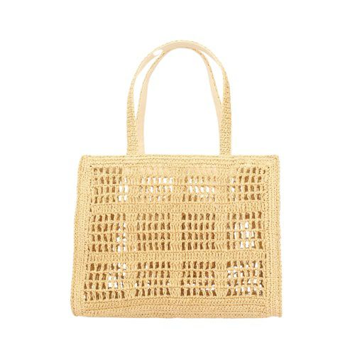 トリーバーチ トートバッグ レディース エラ スモールトート クロシェ ロゴ ベージュ TORY BURCH 158040 254