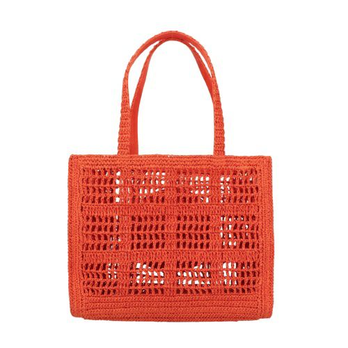 トリーバーチ トートバッグ レディース エラ スモールトート クロシェ ロゴ レッド TORY BURCH 158040 627