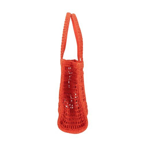 トリーバーチ トートバッグ レディース エラ スモールトート クロシェ ロゴ レッド TORY BURCH 158040 627