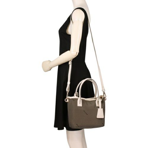 プリニオ ヴィソナ ハンドバッグ レディース ブラック PLINIO VISONA 24935 NERO/LATTE