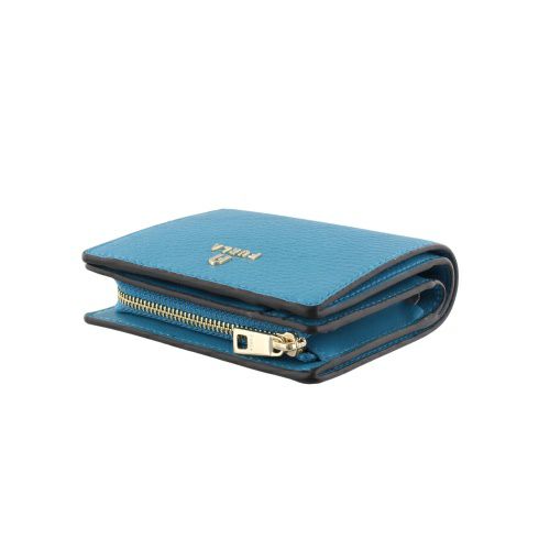 フルラ 二つ折り財布 レディース カメリア ブルー FURLA WP00307 HSF000 TR400 TURCHESE a