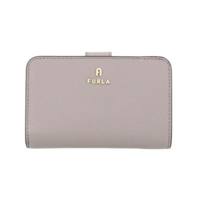 [極美品] FURLA フルラ カメリア 二つ折り長財布 ライトベージュ 極美品] FURLA フルラ カメリア 二つ折り長財布 ライトベージュ