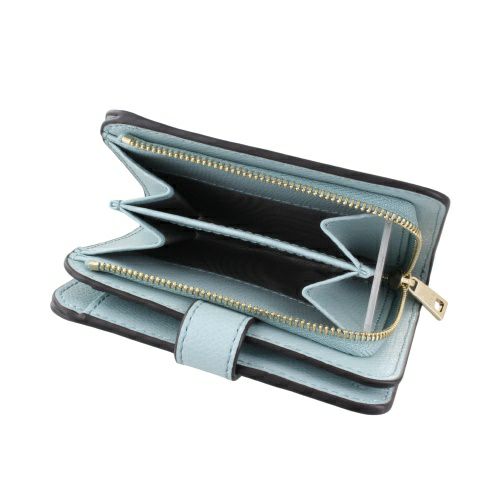 フルラ 二つ折り財布 レディース カメリア レザー スモール コンパクト ウォレット ブルー FURLA WP00315 ARE000 AQ000 ACQUAMARINA