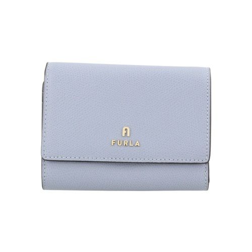 フルラ 二つ折り財布 レディース カメリア レザー ミディアム フラップ コンパクト ウォレット ブルー FURLA WP00325 ARE000 3593S NUVOLA+BALLERINA i int.