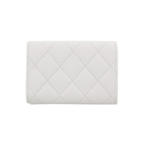 シャネル 三つ折り財布 レディース ココマーク ホワイト CHANEL AP3518 B19362 10601