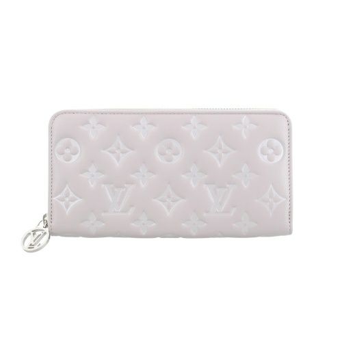 ルイヴィトン 長財布 レディース モノグラム ジッピー・ウォレット グレー LOUIS VUITTON M13700 ブルームグレー