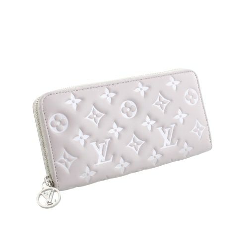 ルイヴィトン 長財布 レディース モノグラム ジッピー・ウォレット グレー LOUIS VUITTON M13700 ブルームグレー