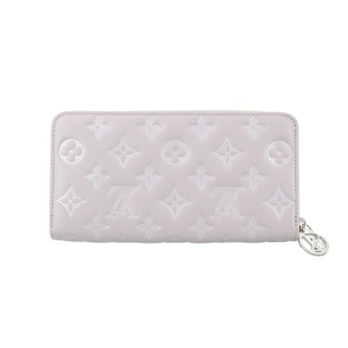 ルイヴィトン 長財布 レディース モノグラム ジッピー・ウォレット グレー LOUIS VUITTON M13700 ブルームグレー