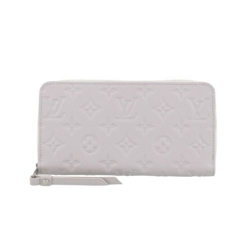 ルイヴィトン 長財布 レディース モノグラムアンプラント ジッピー・ウォレット グレー LOUIS VUITTON M13825 ブルームグレー