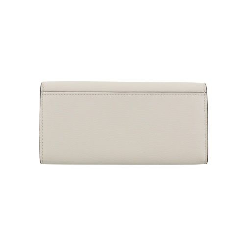 マイケルコース 長財布 レディース ハミルトン レザー ラージ フラップ コンチネンタル ウォレット ホワイト MICHAEL KORS 35S5GHME9L LT CREAM