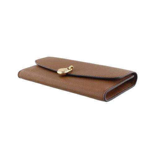 マイケルコース 長財布 レディース ハミルトン レザー ラージ フラップ コンチネンタル ウォレット ブラウン MICHAEL KORS 35S5GHME9L LUGGAGE