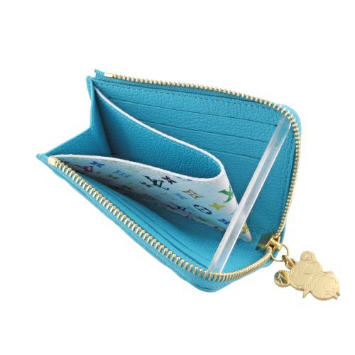 ルイヴィトン コインケース レディース モノグラム アンプラント LVxTM ポルトフォイユ・ノア コンパクト ブルー LOUIS VUITTON M13801 カビラブルー