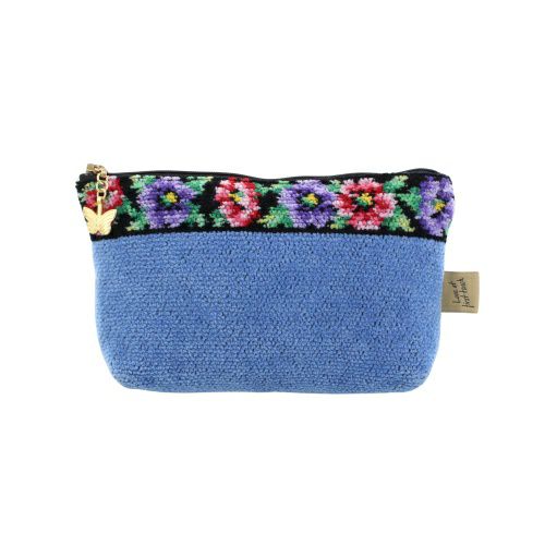 フェイラー ポーチ レディース MAKE UP BAG M4 ブルー FEILER ANEMONE SCHWARZ 205 JEANS
