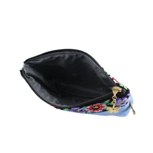 フェイラー ポーチ レディース MAKE UP BAG M4 ブルー FEILER ANEMONE SCHWARZ 205 JEANS