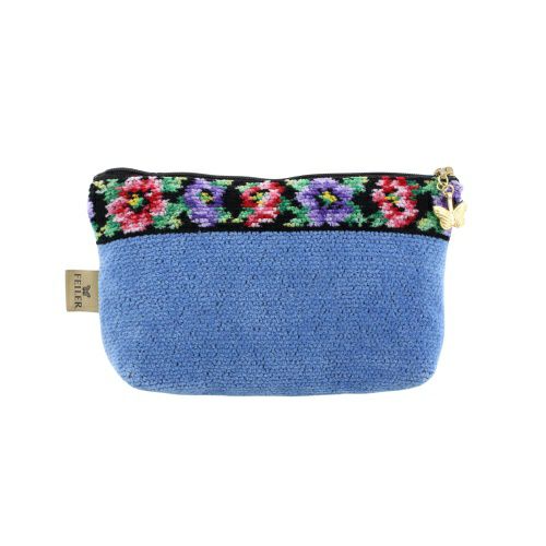 フェイラー ポーチ レディース MAKE UP BAG M4 ブルー FEILER ANEMONE SCHWARZ 205 JEANS