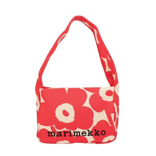 マリメッコ ハンドバッグ レディース KNITTED SHOULDERBAG UNIKKO ピンク marimekko 094141 380 PINK/BEIGE