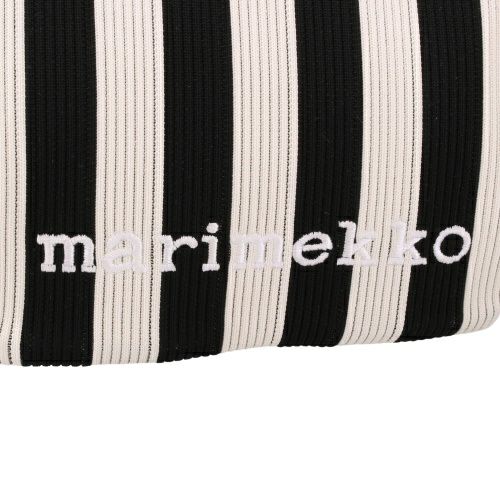 マリメッコ ハンドバッグ レディース KNITTED MINI TOTE MERIROSVO ブラック marimekko 094144 919 BLACK/OFF WHITE