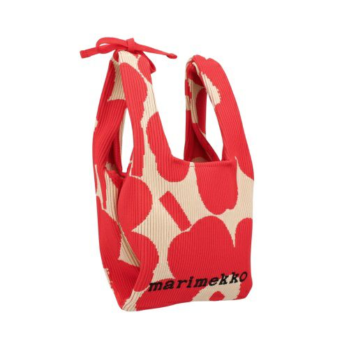 マリメッコ ハンドバッグ レディース KNITTED MINI TOTE UNIKKO ピンク marimekko 094145 380 PINK/BEIGE