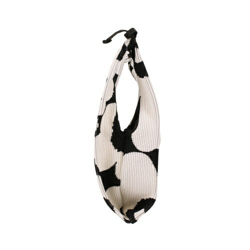 マリメッコ ハンドバッグ レディース KNITTED MINI TOTE UNIKKO ブラック marimekko 094145 911 BLACK/OFF WHITE
