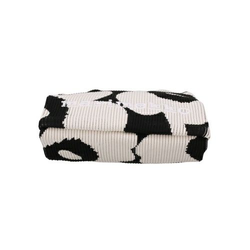 マリメッコ ハンドバッグ レディース KNITTED MINI TOTE UNIKKO ブラック marimekko 094145 911 BLACK/OFF WHITE