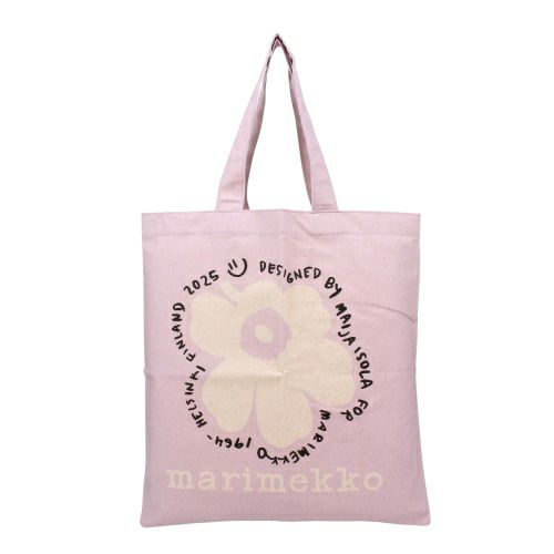 マリメッコ トートバッグ レディース VANKKA UNIKKO PLACEMENT KIOSKI BAG ピンク marimekko 094178 870 OFF WHITE/LILAC/BLACK