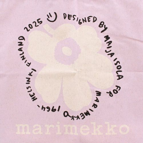 マリメッコ トートバッグ レディース VANKKA UNIKKO PLACEMENT KIOSKI BAG ピンク marimekko 094178 870 OFF WHITE/LILAC/BLACK