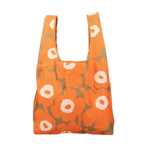 マリメッコ トートバッグ エコバッグ レディース UNIKKO SMART BAG オレンジ marimekko 094138 218 ORANGE/BEIGE/OFF WHITE