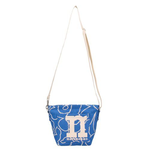 マリメッコ ショルダーバッグ レディース MONO MINI CROSSBODY PIIRTO UNIKKO ブルー marimekko 094154 580 Blue/Off White