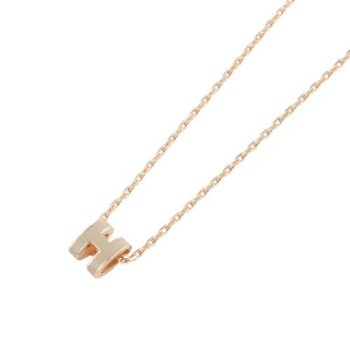 エルメス ネックレス レディース MINI POP H ブラウン HERMES H147992FO MARRON GLACE/PGD