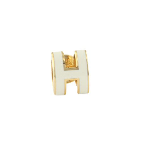 エルメス ピアス レディース MINI POP H ホワイト HERMES H608002F BLANC/GD