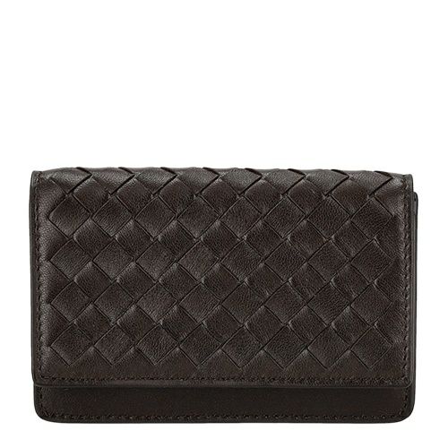 ボッテガヴェネタ カードケース 名刺入れ メンズ イントレチャート ブラウン BOTTEGA VENETA 133945 V3UN1 2145
