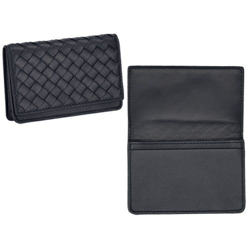 ボッテガヴェネタ カードケース 名刺入れ メンズ イントレチャート ネイビー BOTTEGA VENETA 174646 V3UN1 4045