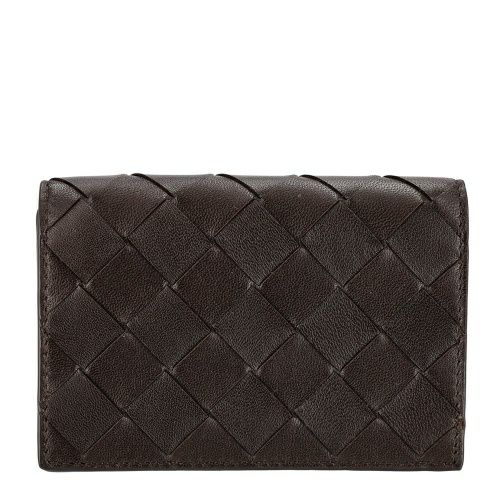 ボッテガヴェネタ カードケース 名刺入れ メンズ イントレチャート ブラウン BOTTEGA VENETA 593115 V3UH2 2132