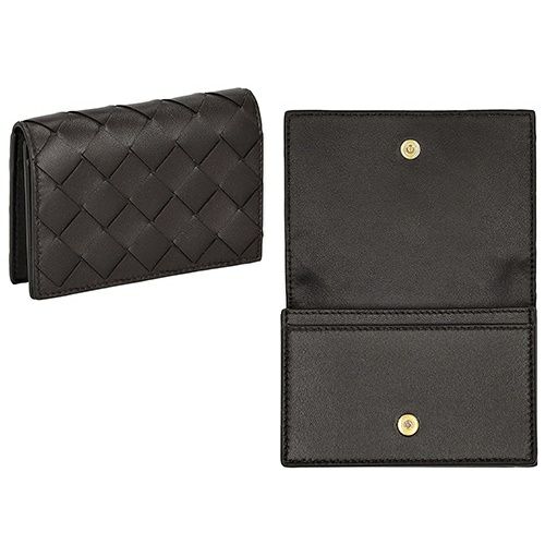 ボッテガヴェネタ カードケース 名刺入れ メンズ イントレチャート ブラウン BOTTEGA VENETA 593115 V3UH2 2132