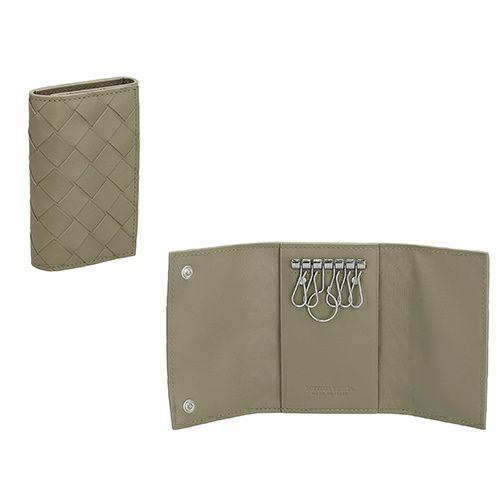 ボッテガヴェネタ キーケース メンズ イントレチャート ベージュ BOTTEGA VENETA 630336 V3US1 1511