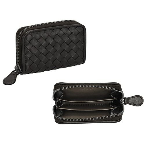 ボッテガヴェネタ コインケース メンズ イントレチャート ブラウン BOTTEGA VENETA 114075 V3UN1 2114