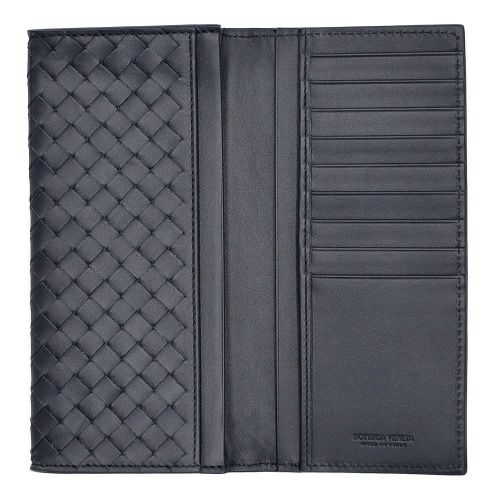 ボッテガヴェネタ 長財布 メンズ イントレチャート ネイビー BOTTEGA VENETA 120697 V47W1 8836