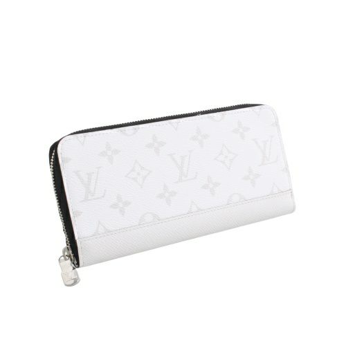 ルイヴィトン 長財布 メンズ モノグラム ジッピーウォレット・ホリゾンタル ホワイト LOUIS VUITTON M14127 オプティック ホワイト
