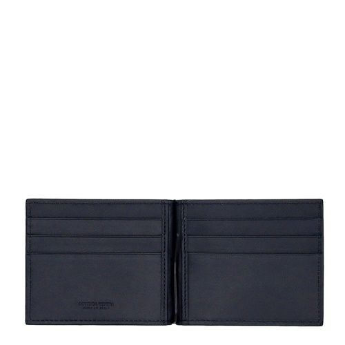 ボッテガヴェネタ 二つ折り財布 メンズ イントレチャート ネイビー BOTTEGA VENETA 123180 V47W1 8974