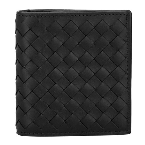 ボッテガヴェネタ 二つ折り財布 メンズ イントレチャート ブラック BOTTEGA VENETA 222338 V47W1 1000