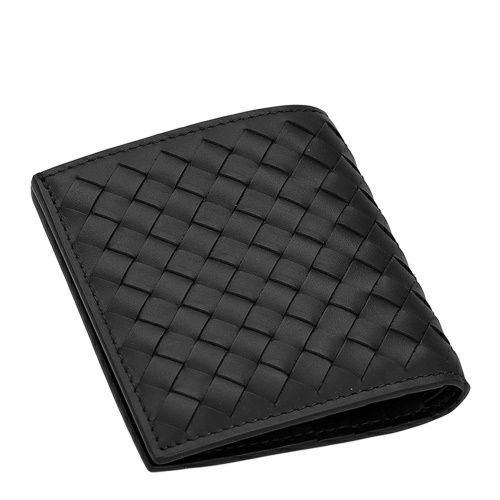 ボッテガヴェネタ 二つ折り財布 メンズ イントレチャート ブラック BOTTEGA VENETA 222338 V47W1 1000