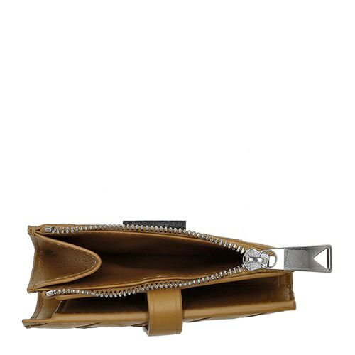 ボッテガヴェネタ 二つ折り財布 レディース イントレチャート ブラウン BOTTEGA VENETA 600270 V48A1 2596