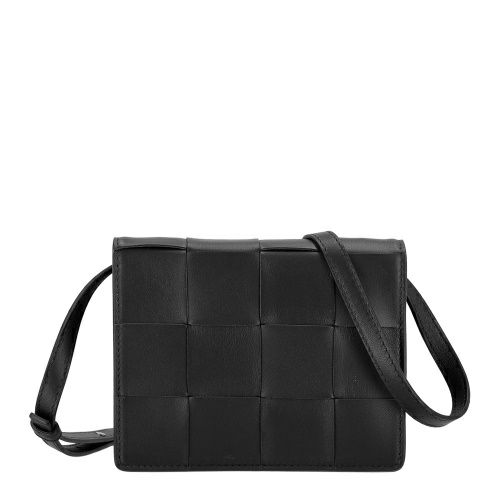 ボッテガヴェネタ ショルダーバッグ レディース イントレチャート ブラック BOTTEGA VENETA 574051 V3UO2 8803