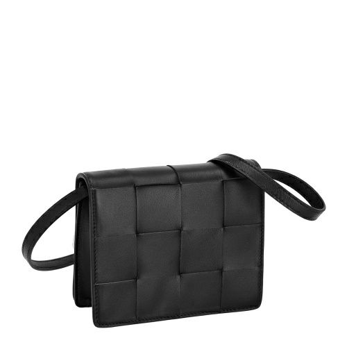 ボッテガヴェネタ ショルダーバッグ レディース イントレチャート ブラック BOTTEGA VENETA 574051 V3UO2 8803