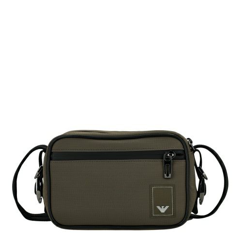 エンポリオアルマーニ ショルダーバッグ メンズ Travel Essentials テックケース カーキグリーン EMPORIO ARMANI EM001220 AF13841 U6299