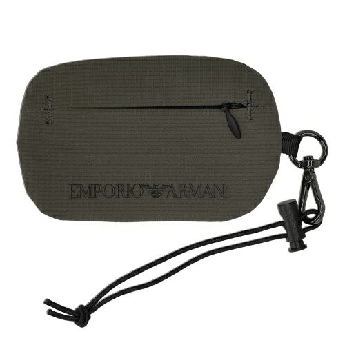 エンポリオアルマーニ ショルダーバッグ メンズ Travel Essentials テックケース カーキグリーン EMPORIO ARMANI EM001220 AF13841 U6299